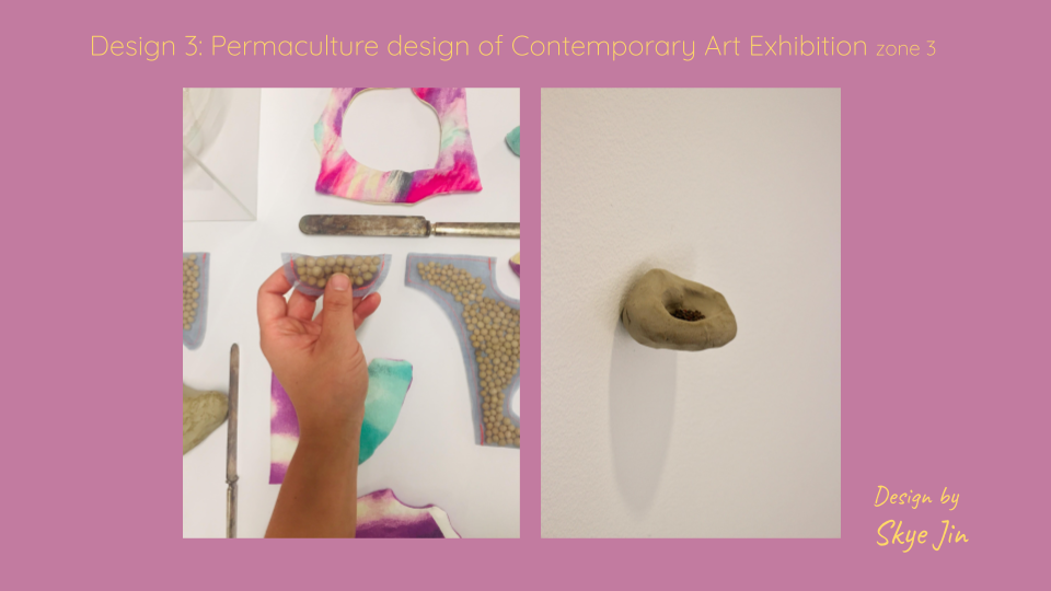 Design 3: Permaculture Design of Contemporary Art Exhibition by Skye Jin