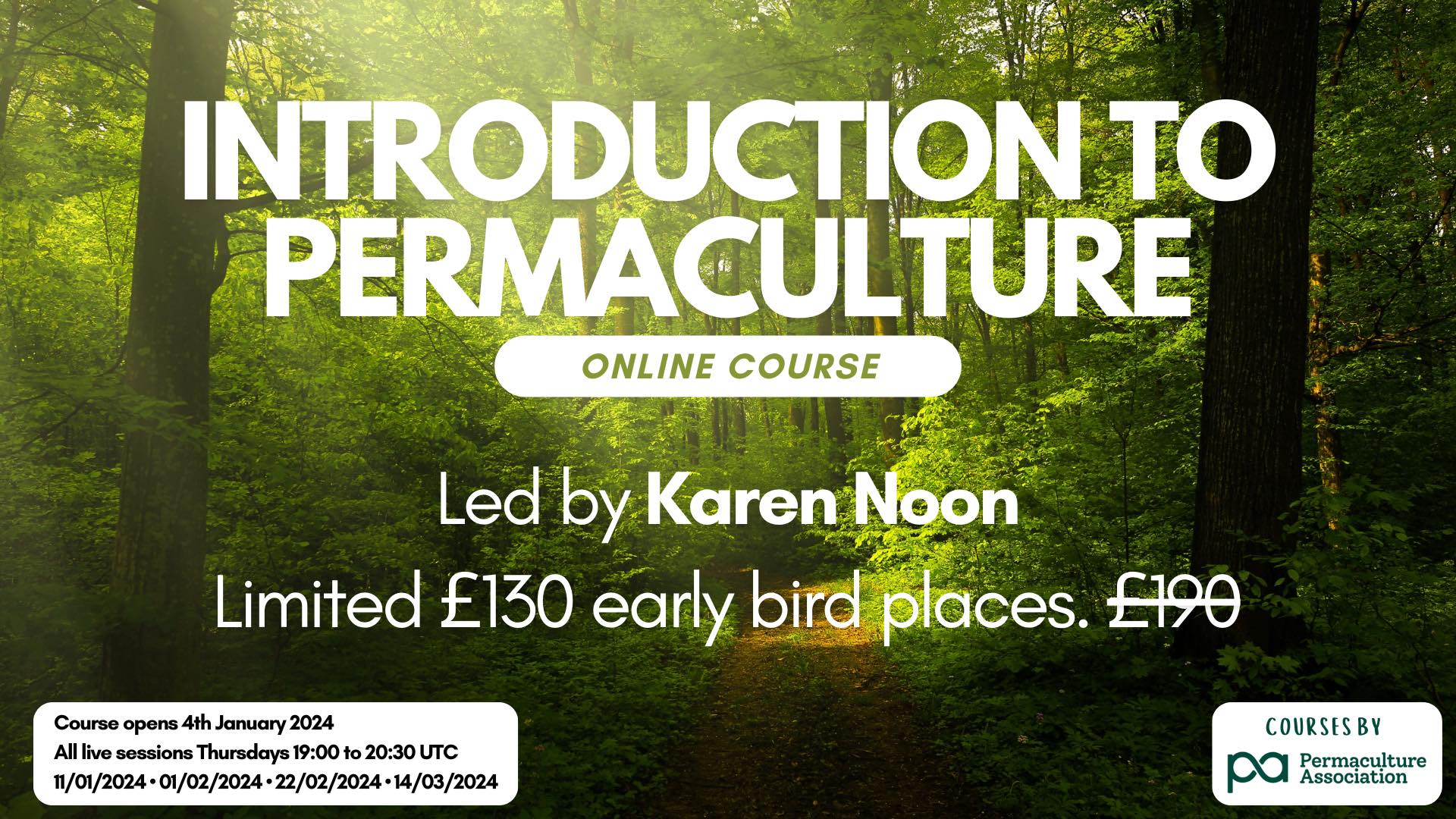 Introduction to Permaculture with Karen Noon