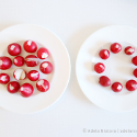 Radishes on two plates