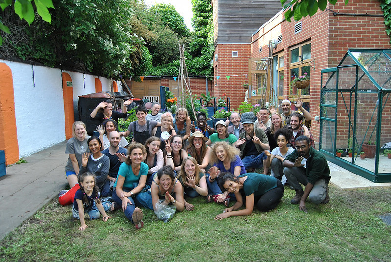 Permablitz London at a community project