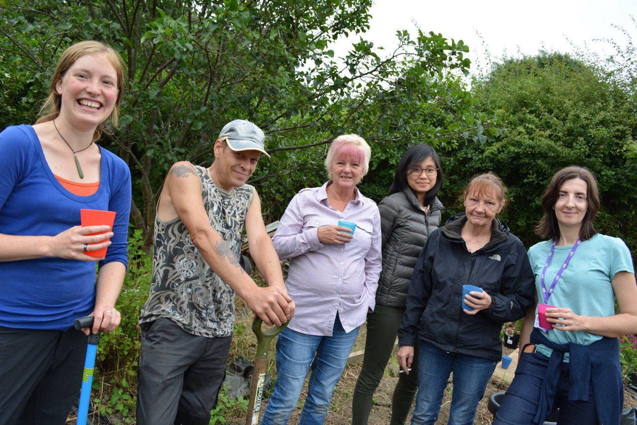 Grow Together group on allotment